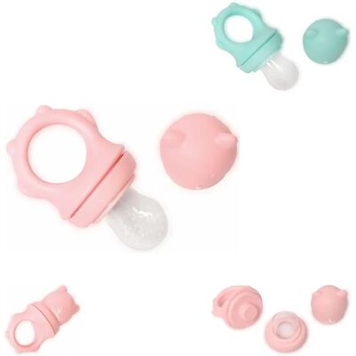 Lorelli Baby Care Rózsaszín 2 az 1-ben Gyümölcsös cumisüveg és Rágógyűrű - Segéd az etetéshez Lorelli Baby Care Rózsaszín 2 az 1-ben Gyümölcsös cumisüveg és Rágógyűrű - Segéd az etetéshez