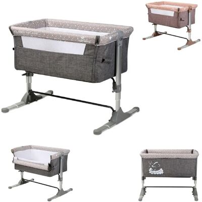 Lorelli Babybett Sleep n Care - Höhenverstellbar, Grau Lorelli Babybett Sleep n Care - Höhenverstellbar, Grau