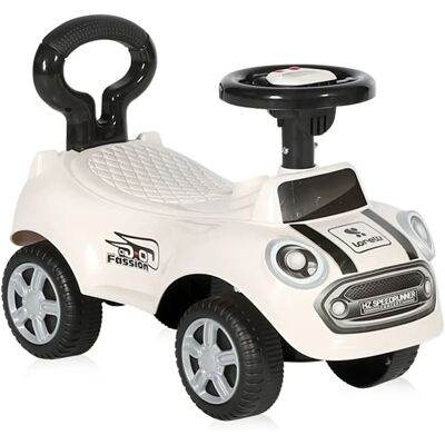 Auto infantil Sport Mini Blanco de Lorelli - Seguridad y Música Auto infantil Sport Mini Blanco de Lorelli - Seguridad y Música