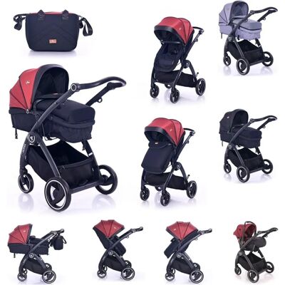 Lorelli Adria 2-in-1 Kinderwagen - Leichtes Aluminiumrahmen, Umkehrbares Sitz, ab Geburt Lorelli Adria 2-in-1 Kinderwagen - Leichtes Aluminiumrahmen, Umkehrbares Sitz, ab Geburt