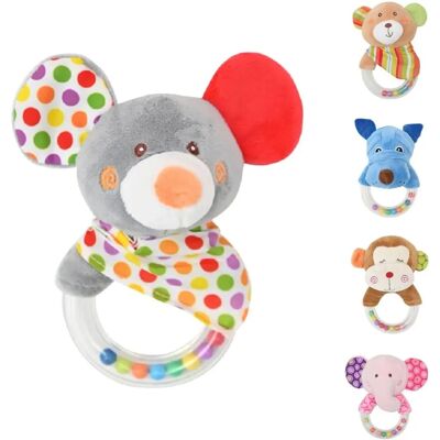 Lorelli - Rattle - Szürke - 13 cm - plüss játék Lorelli - Rattle - Szürke - 13 cm - plüss játék