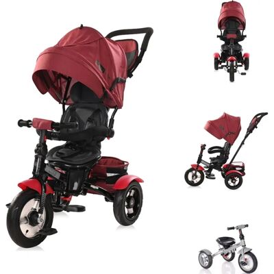 Lorelli Neo 4 in 1 Dreirad - Pneumatische Reifen, Drehbarer Sitz, Verstellbar Lorelli Neo 4 in 1 Dreirad - Pneumatische Reifen, Drehbarer Sitz, Verstellbar