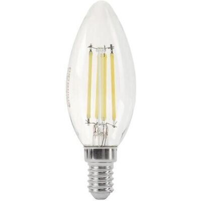 OPTONICA - SP4-A6 - Blanco cálido 2800K - E14 4W - Bombilla LED OPTONICA - SP4-A6 - Blanco cálido 2800K - E14 4W - Bombilla LED