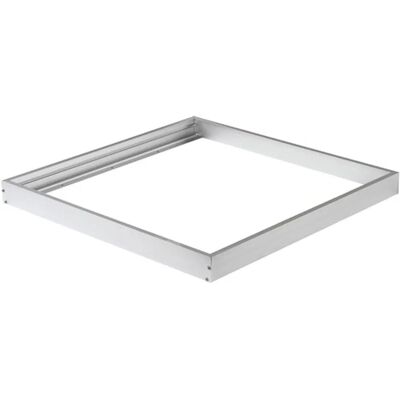 Cornice in alluminio Optonica per pannello LED 600x600 - Montaggio superficie Cornice in alluminio Optonica per pannello LED 600x600 - Montaggio superficie