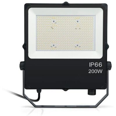 Proyector LED Optonica - 200W, 120°, IP66, 25kH, Negro & Blanco Proyector LED Optonica - 200W, 120°, IP66, 25kH, Negro & Blanco