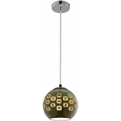 Luminaire de Plafond Optonica - Chrome E27 40W D200xH175mm - Publicité Luminaire de Plafond Optonica - Chrome E27 40W D200xH175mm - Publicité