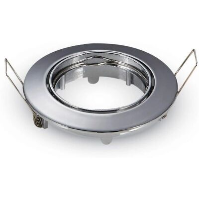 V-TAC Adjustable Recessed Spotlight - Round Aluminum - IP20 - GU10 V-TAC Adjustable Recessed Spotlight - Round Aluminum - IP20 - GU10