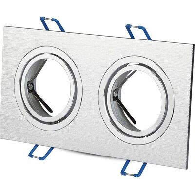 V-TAC - Verstellbarer Aluminium-Einbauspot - GU10 - Quadratisches Modell Vt-783sq V-TAC - Verstellbarer Aluminium-Einbauspot - GU10 - Quadratisches Modell Vt-783sq
