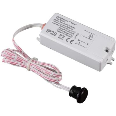 V-tac VT-8025 Sensore di movimento a infrarossi - 30° rilevamento - Bianco V-tac VT-8025 Sensore di movimento a infrarossi - 30° rilevamento - Bianco