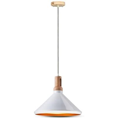 V-TAC Velabro Lampada Pendente - E27 Max 60W Design in Legno Interno V-TAC Velabro Lampada Pendente - E27 Max 60W Design in Legno Interno
