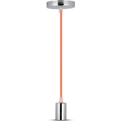 Lampa wisząca V-Tac VT-7338 Chrom 1m E27 Wewnątrz - Nowoczesna i Łatwa w Instalacji Lampa wisząca V-Tac VT-7338 Chrom 1m E27 Wewnątrz - Nowoczesna i Łatwa w Instalacji