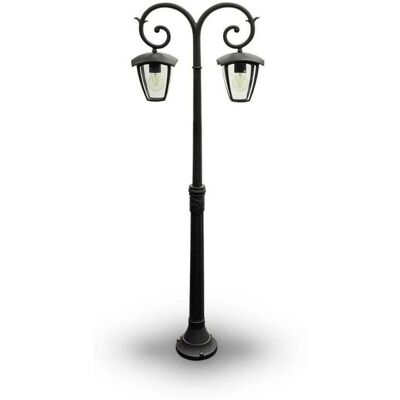 V-TAC Lampione da giardino in alluminio IP44 - 141cm - Nero V-TAC Lampione da giardino in alluminio IP44 - 141cm - Nero
