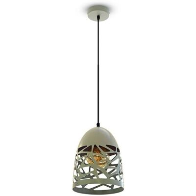 V-TAC Lampada Pendente in Metallo Satinato E27 - Uso Interno V-TAC Lampada Pendente in Metallo Satinato E27 - Uso Interno