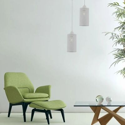 Lampada sospensione metallo bianco E27 1M moderna Lampada sospensione metallo bianco E27 1M moderna