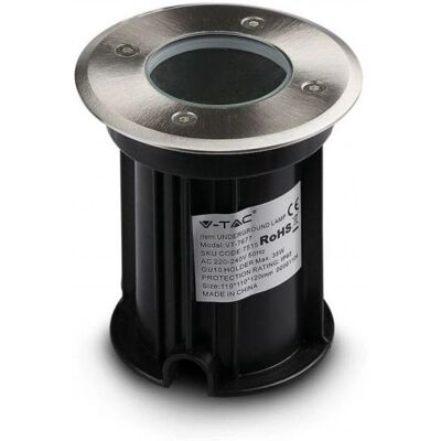 V-Tac VT-7677 Foco de suelo exterior IP65 GU10 - Negro, Acero V-Tac VT-7677 Foco de suelo exterior IP65 GU10 - Negro, Acero