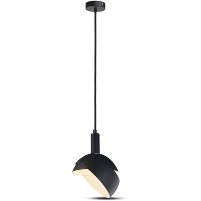 V-TAC VT-7100-B Lampada a sospensione con paralume in alluminio nero V-TAC VT-7100-B Lampada a sospensione con paralume in alluminio nero