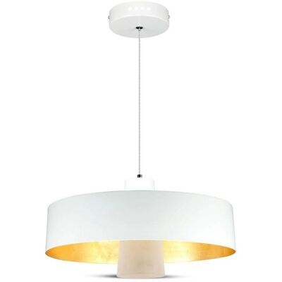 Lampada sospesa moderna V-Tac VT-7666 7W 4000K Metallo Bianco Ø340mm Lampada sospesa moderna V-Tac VT-7666 7W 4000K Metallo Bianco Ø340mm