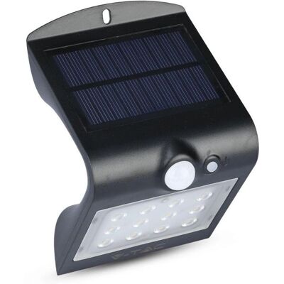 V-Tac Luce Esterno Solare - 1.5W, 4000K, 220lm, Nero V-Tac Luce Esterno Solare - 1.5W, 4000K, 220lm, Nero