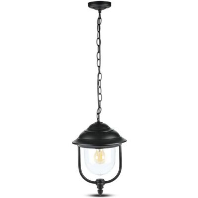V-TAC VT-850 Lanterne suspendue pour jardin IP44 - Compatible LED E27 - Publicité V-TAC VT-850 Lanterne suspendue pour jardin IP44 - Compatible LED E27 - Publicité