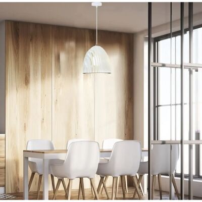 V-TAC VT-7255-W Lampadario - Forma a Campana Prisma - Interni V-TAC VT-7255-W Lampadario - Forma a Campana Prisma - Interni