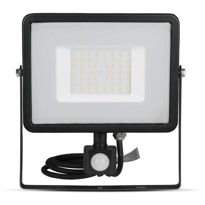 V-TAC VT-50-S 50W Nero 3000K - Proiettore LED V-TAC VT-50-S 50W Nero 3000K - Proiettore LED