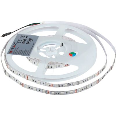 Kit de tira LED RGB V-TAC 5m IP20 300 LEDs Kit de tira LED RGB V-TAC 5m IP20 300 LEDs