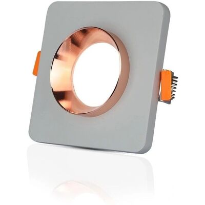 V-TAC VT-862-MRG Faretto incasso - Quadrato, Grigio, Oro rosa - Interni V-TAC VT-862-MRG Faretto incasso - Quadrato, Grigio, Oro rosa - Interni