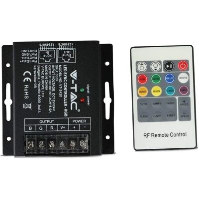 Controller V-TAC VT-2420 - Dimmer RGB - Telecomando Controller V-TAC VT-2420 - Dimmer RGB - Telecomando