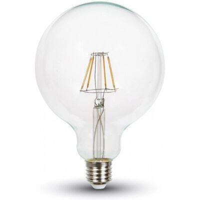 V-TAC VT-2147 Lampadina LED - G125, 6W, E27, 6400K - A++ V-TAC VT-2147 Lampadina LED - G125, 6W, E27, 6400K - A++