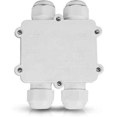 V-Tac VT-871 Scatola di Connessione Elettrica Impermeabile - IP68 V-Tac VT-871 Scatola di Connessione Elettrica Impermeabile - IP68