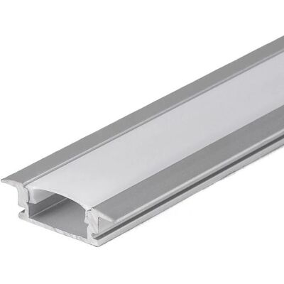 Hliníkový profil V-Tac VT-8106 stříbrný 2m pro LED pásky - SKU 3350 Hliníkový profil V-Tac VT-8106 stříbrný 2m pro LED pásky - SKU 3350