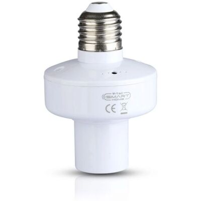 Presa Lampadina WiFi E27 V-TAC - Bianco - Casa Intelligente Presa Lampadina WiFi E27 V-TAC - Bianco - Casa Intelligente