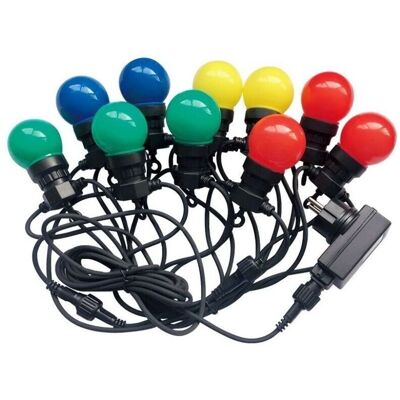 V-TAC LED-Gartenkette - RGBY, 10m, 20 Birnen V-TAC LED-Gartenkette - RGBY, 10m, 20 Birnen