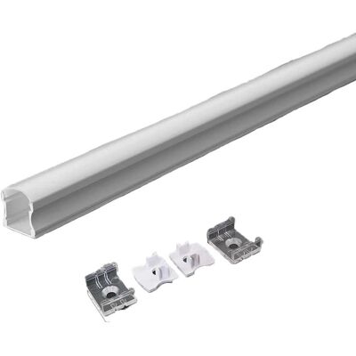 Profilo in alluminio V-TAC 2m bianco per strisce LED - IP20 Profilo in alluminio V-TAC 2m bianco per strisce LED - IP20