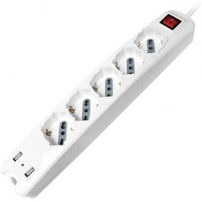V-TAC Ciabatta 8715 - Estensione 1,5m 5 Prese V-TAC Ciabatta 8715 - Estensione 1,5m 5 Prese
