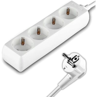 V-TAC VT-1104-2 Listwa zasilająca - 4 gniazda EU standard V-TAC VT-1104-2 Listwa zasilająca - 4 gniazda EU standard