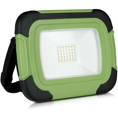 V-tac VT-20-R Faro LED da costruzione - Batteria 20W - 6400K - Verde V-tac VT-20-R Faro LED da costruzione - Batteria 20W - 6400K - Verde