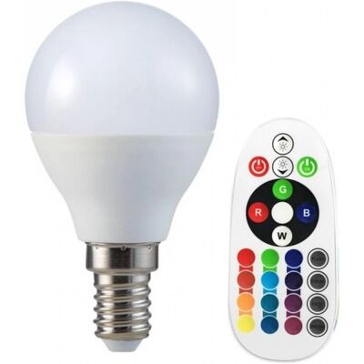 V-TAC Vt-2234 Lampadina LED intelligente RGB+W - E14 - 3.5W - Bianco e Bianco freddo V-TAC Vt-2234 Lampadina LED intelligente RGB+W - E14 - 3.5W - Bianco e Bianco freddo