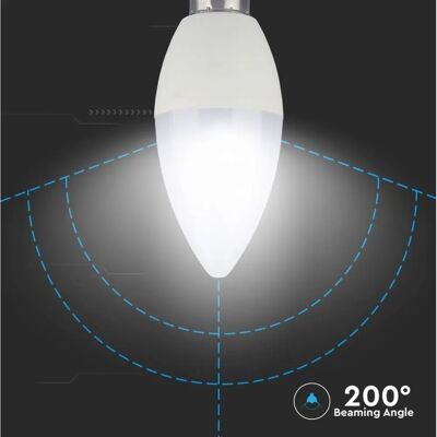 V-TAC VT-2226 Lampadina LED - 470lm, CRI >95, E14, 5.5W, 6400K V-TAC VT-2226 Lampadina LED - 470lm, CRI >95, E14, 5.5W, 6400K