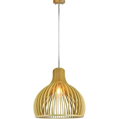 Lampada pendente in legno V-tac - Max 60W, E27, Interno, 450mm Lampada pendente in legno V-tac - Max 60W, E27, Interno, 450mm