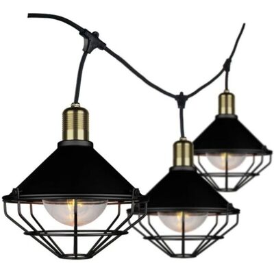 Luces de cuerda V-tac 3m IP65 E27 - Interior/Exterior Luces de cuerda V-tac 3m IP65 E27 - Interior/Exterior