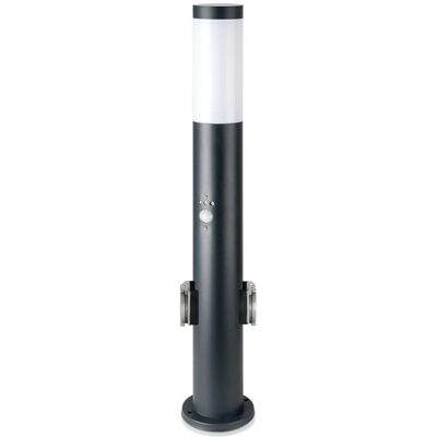 V-TAC Lampada da giardino 60cm con sensore di movimento - Grigia V-TAC Lampada da giardino 60cm con sensore di movimento - Grigia