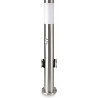 V-tac VT-838 Lampada da giardino con sensore e prese - IP44 V-tac VT-838 Lampada da giardino con sensore e prese - IP44
