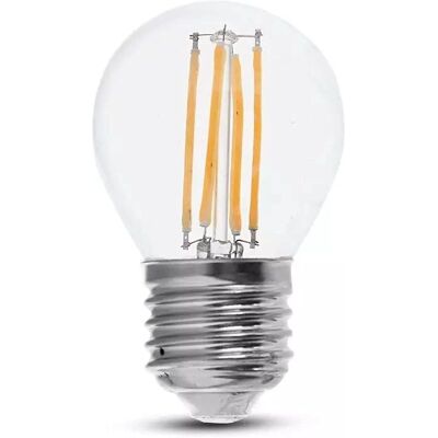 V-TAC VT-2386 Lampadina LED G45 - 6W 4000K Vetro Trasparente V-TAC VT-2386 Lampadina LED G45 - 6W 4000K Vetro Trasparente