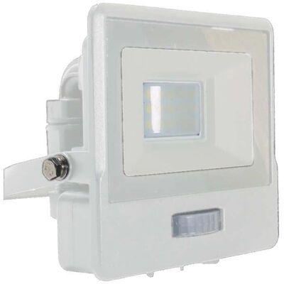 V-tac VT-118S Faro LED - 10 W - Bianco - Sensore - IP65 V-tac VT-118S Faro LED - 10 W - Bianco - Sensore - IP65
