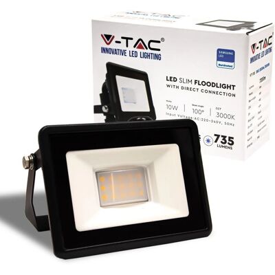 V-tac VT-118 Faretto LED - 10 W - 735 Lm - 3000K - Nero V-tac VT-118 Faretto LED - 10 W - 735 Lm - 3000K - Nero