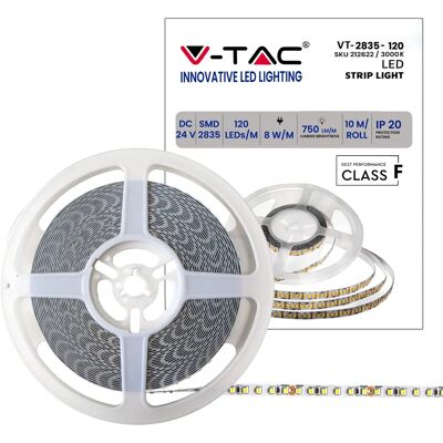 V-Tac VT-2835 10m Ciepła Biała Taśma LED V-Tac VT-2835 10m Ciepła Biała Taśma LED