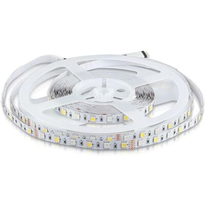 V-Tac VT-5050 Bande LED RGB + Blanc - Intérieur 5m V-Tac VT-5050 Bande LED RGB + Blanc - Intérieur 5m
