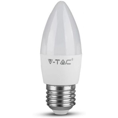 V-TAC VT-1821 Lampadina LED Candela - E27, 4.5W, Bianco freddo, 470LM V-TAC VT-1821 Lampadina LED Candela - E27, 4.5W, Bianco freddo, 470LM