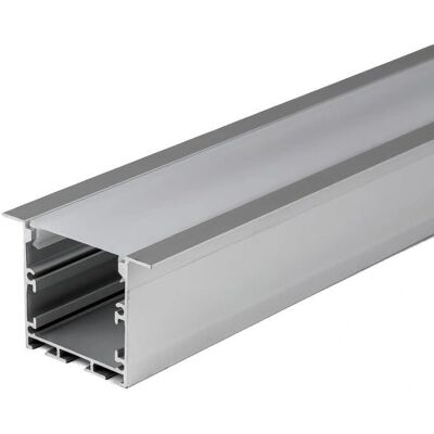 Profilo in alluminio V-TAC 2m anodizzato bianco per strip LED soffitto Profilo in alluminio V-TAC 2m anodizzato bianco per strip LED soffitto